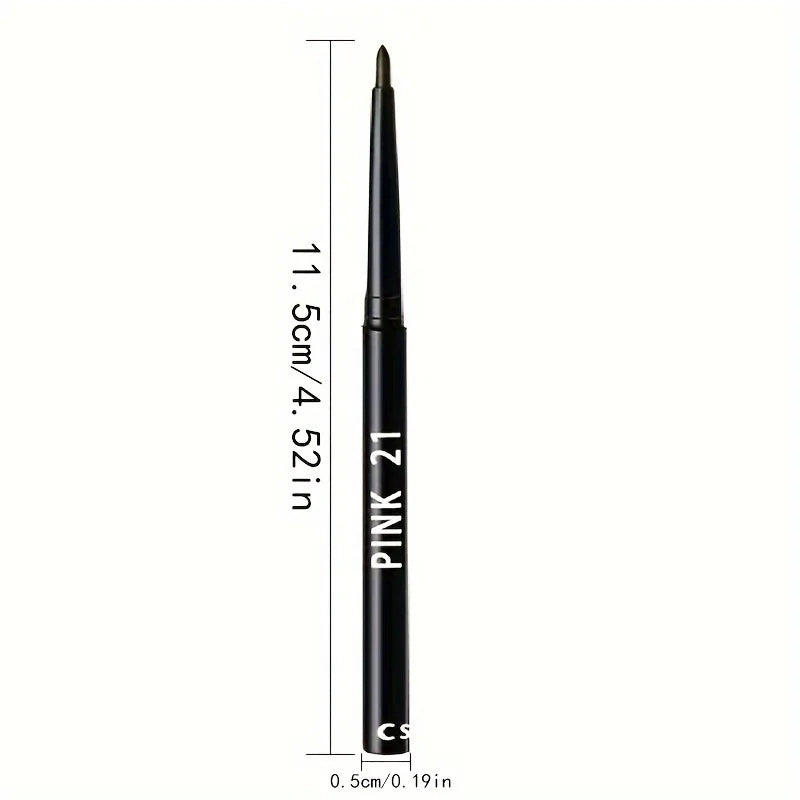 Black waterproof and sweatproof eyeliner pencil, 5-pack