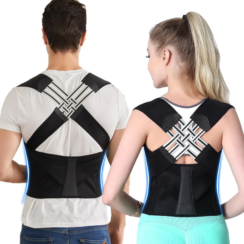 Adjustable back posture corrector for women and men