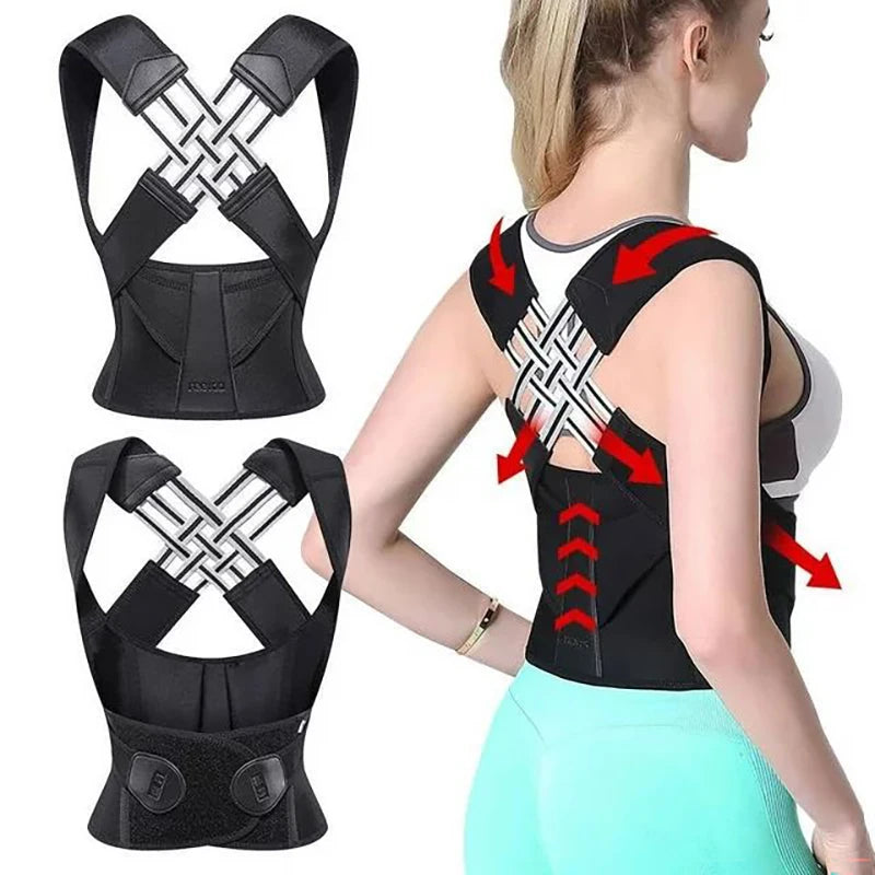 Adjustable back posture corrector for women and men